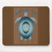 亀の引用文に時間を取やる気を起こさせるる マウスパッド (正面)