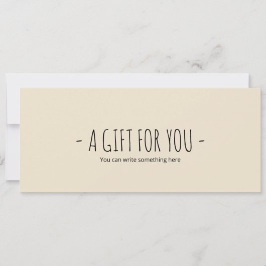 亀の恋人のための編集可能な亀のギフト証明書 招待状 (裏面)