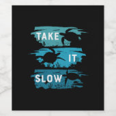 亀の恋人 |ゆっくり ワインラベル (シングルラベル)