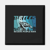 亀の恋人 |人々がウミガメを マグネット (正面)