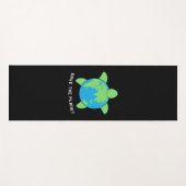 亀の恋人 救|  The Turtle Planet ヨガマット (正面(横))