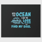 亀の恋人 |海 ラッピングペーパー (フラット)