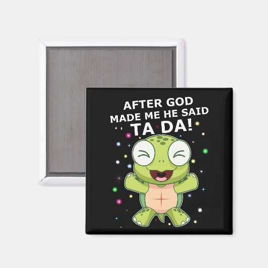 亀の恋人 | Ggdが私を作った後、彼はTa Daと言った！ マグネット (正面/裏面)