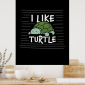 亀の恋人 | I Like Turtle ポスター (キッチン)