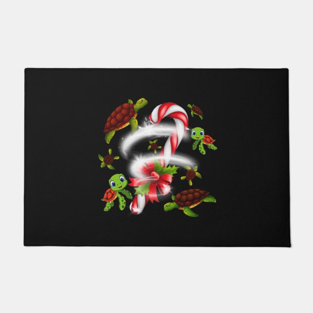 亀の恋人 | Just A Girl Loves Turtle ドアマット (正面)