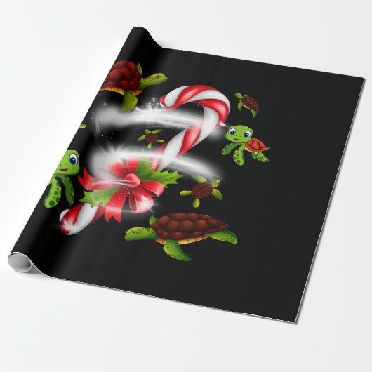 亀の恋人 | Just A Girl Loves Turtle ラッピングペーパー (アンロールド)