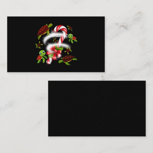 亀の恋人 | Just A Girl Loves Turtle 名刺 (正面/裏面)