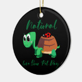 亀の恋人 National Love Your Turtle セラミックオーナメント (左)