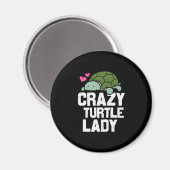 亀の恋人 | Turtle 熱狂する Lady マグネット (正面/裏面)