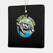 亀の恋人 | Turtle Hisperer セラミックオーナメント (左)