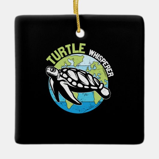 亀の恋人 | Turtle Hisperer セラミックオーナメント (正面)