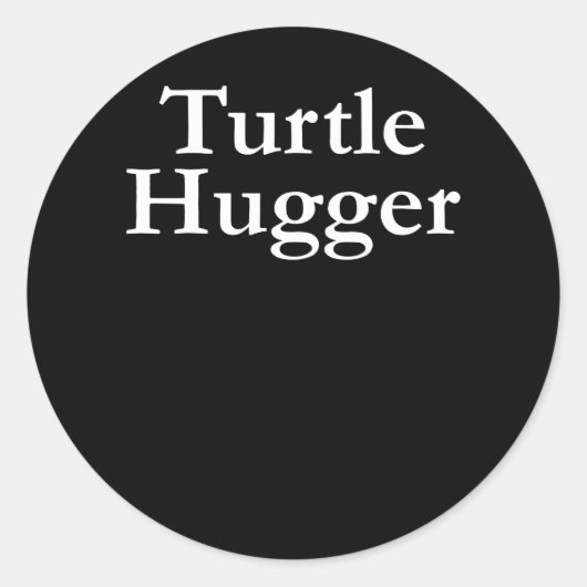 亀の恋人 | Turtle Hugger ラウンドシール (正面)