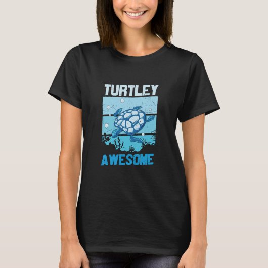 亀の恋人 | Turtley 素晴らし Tシャツ (正面)
