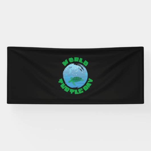 亀の恋人 | World Turtle Day 横断幕 (横)