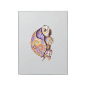 亀の愛よくはしゃぐらしいおもしろいのカラフル動物 ノートパッド (回転)