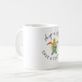 亀の救こ救を抜く コーヒーマグカップ (正面左)