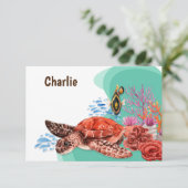 亀の文房具/招待状 招待状 (スタンド正面)