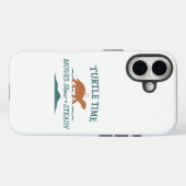 亀の時間はゆっくりと定常的に流れます Case-Mate iPhoneケース (裏面 (横))
