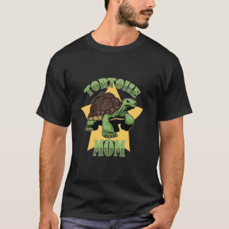亀の母ヴィンテージ亀は爬虫類の恋人タートル Tシャツ