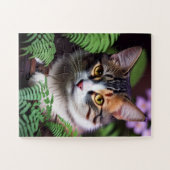 亀の毛のリラ：美しい猫 ジグソーパズル (横)