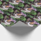 亀の毛のリラ：美しい猫 ラッピングペーパー (角)
