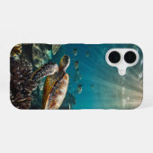 亀の泳ぎ iPhone 16ケース (裏面横)