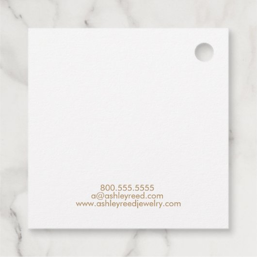 亀の海インスパイアジュエリー価格ラベル フェイバータグ (裏面)