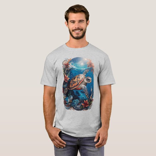 亀の海 Tシャツ (正面フル)