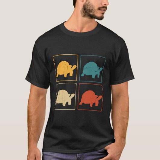 亀の爬虫類愛好家 Tシャツ (正面)