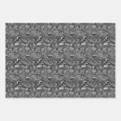 亀の生命パターンNo3 ラッピングペーパーシート (正面3)