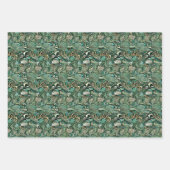 亀の生命パターンNo3 ラッピングペーパーシート (正面)