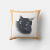 亀の甲猫顔枕 クッション (裏面)