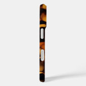 亀の甲羅模様 アンバー ブラウン Case-Mate iPhoneケース (裏面 / 右)