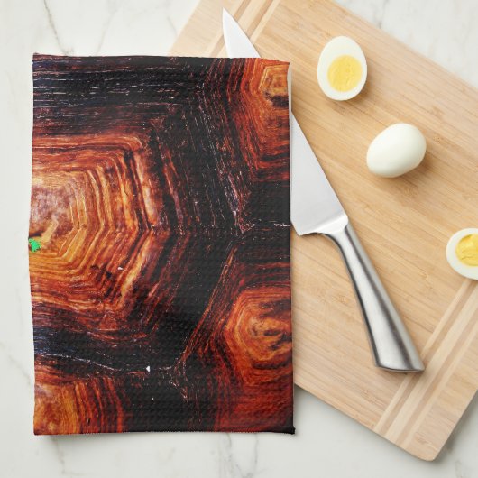 亀の甲 キッチンタオル (四つ折り)