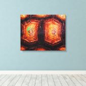 亀の甲 キャンバスプリント (インサイチュ (ウッドフロア))