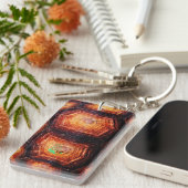 亀の甲 キーホルダー (正面右)