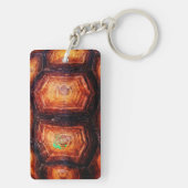 亀の甲 キーホルダー (裏面)