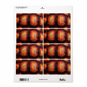 亀の甲 ラベル (フルシート)