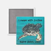 亀の磁石 マグネット (正面/裏面)