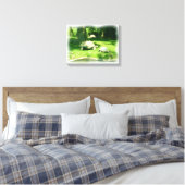 亀の競走 キャンバスプリント (インサイチュ (寝室))