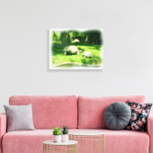 亀の競走 キャンバスプリント (インサイチュ (リビング))