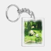 亀の競走 キーホルダー (正面左)