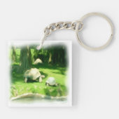 亀の競走 キーホルダー (裏面)