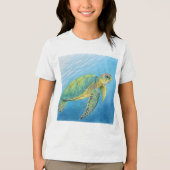 亀の美しさ トライブレンドＴシャツ (正面)