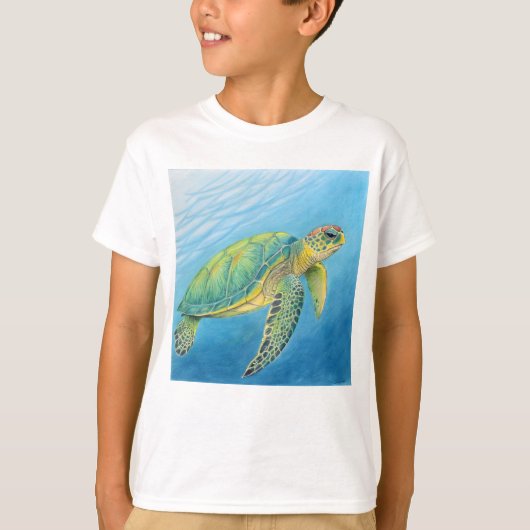 亀の美しさ Tシャツ (正面)
