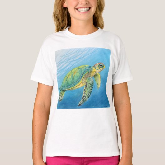 亀の美しさ Tシャツ (正面)
