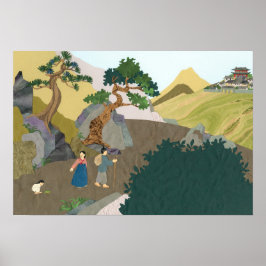 亀の船の本から宮殿への旅 ポスター