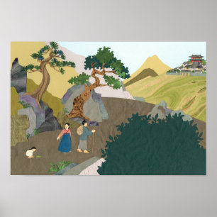 亀の船の本から宮殿への旅 ポスター