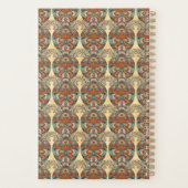 亀の花柄 プランナー手帳 (裏面)