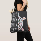 亀の藁救を抜け トートバッグ (クローズアップ)